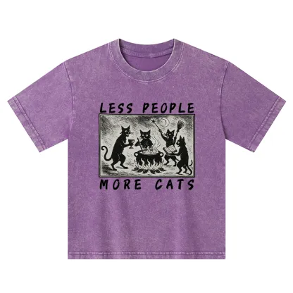 Tokyo-Tiger Cat Sacrifice Ceremony Kids Washed T-Shirt