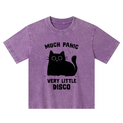 Tokyo-Tiger More Disco Funny Kids Washed T-Shirt