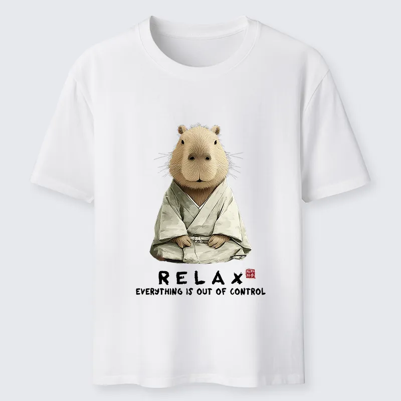 Tokyo-Tiger Zen Capybara：Relax, it's all chaos Classic T-Shirt