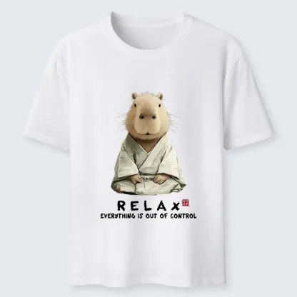 Tokyo-Tiger Zen Capybara：Relax, it's all chaos Classic T-Shirt