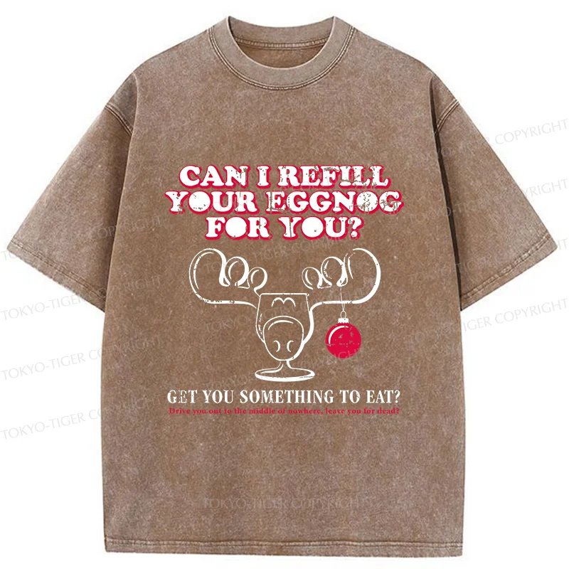 Tokyo-Tiger Funny Christmas Jokes Washed T-Shirt