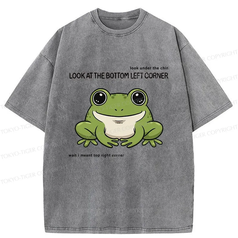 Tokyo-Tiger Look At This Frog Washed T-Shirt