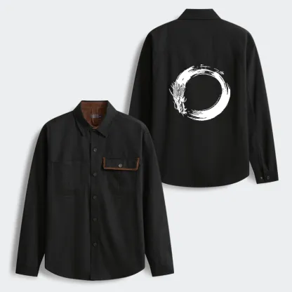 Tokyo-Tiger Dragon's Circle Men's Corduroy Work Jacket