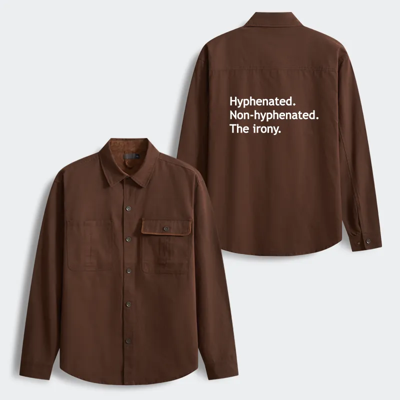 Tokyo-Tiger Hyphenated Funny Men's Corduroy Work Jacket