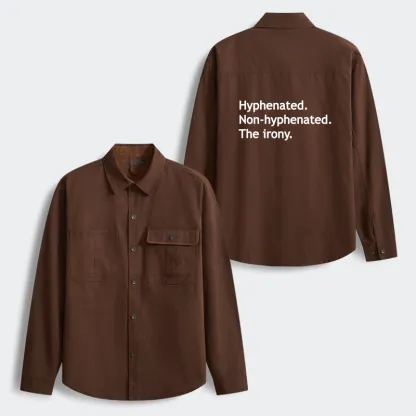 Tokyo-Tiger Hyphenated Funny Men's Corduroy Work Jacket