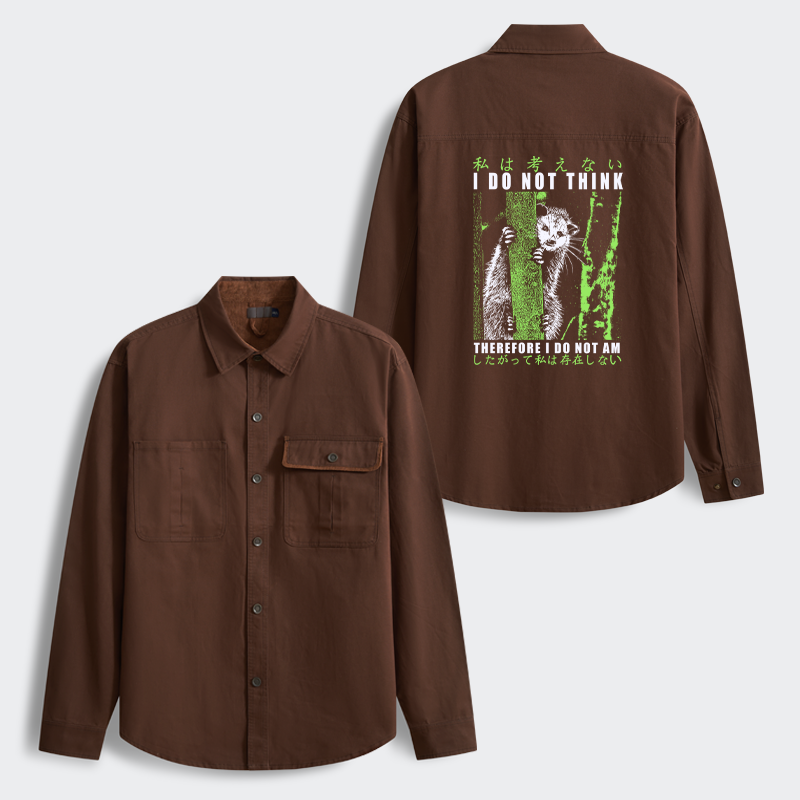 Tokyo-Tiger Stupid Possum Japan Men's Corduroy Work Jacket