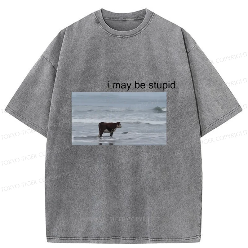 Tokyo-Tiger Foolish Cow Washed T-Shirt