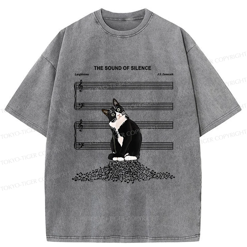 Tokyo-Tiger The Sound Of Silence Washed T-Shirt