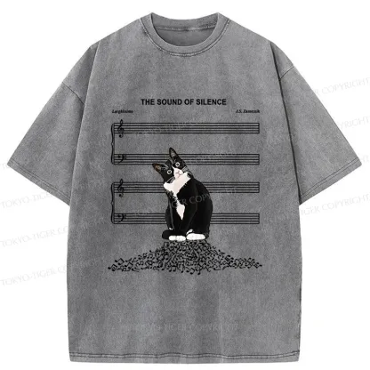 Tokyo-Tiger The Sound Of Silence Washed T-Shirt