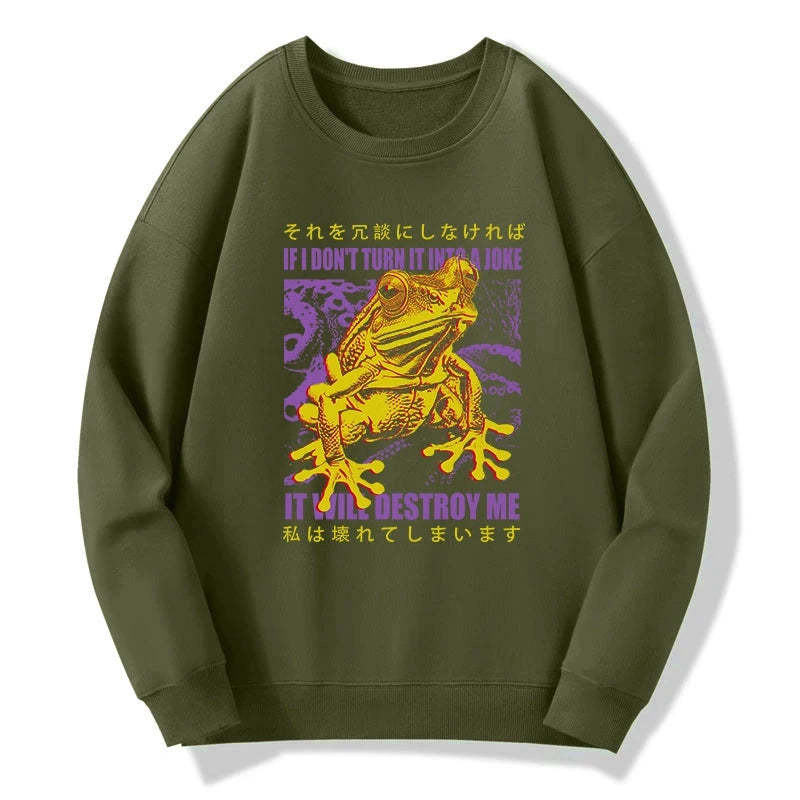 Tokyo-Tiger A Frog Prone To Emotional Breakdown Sweatshirt