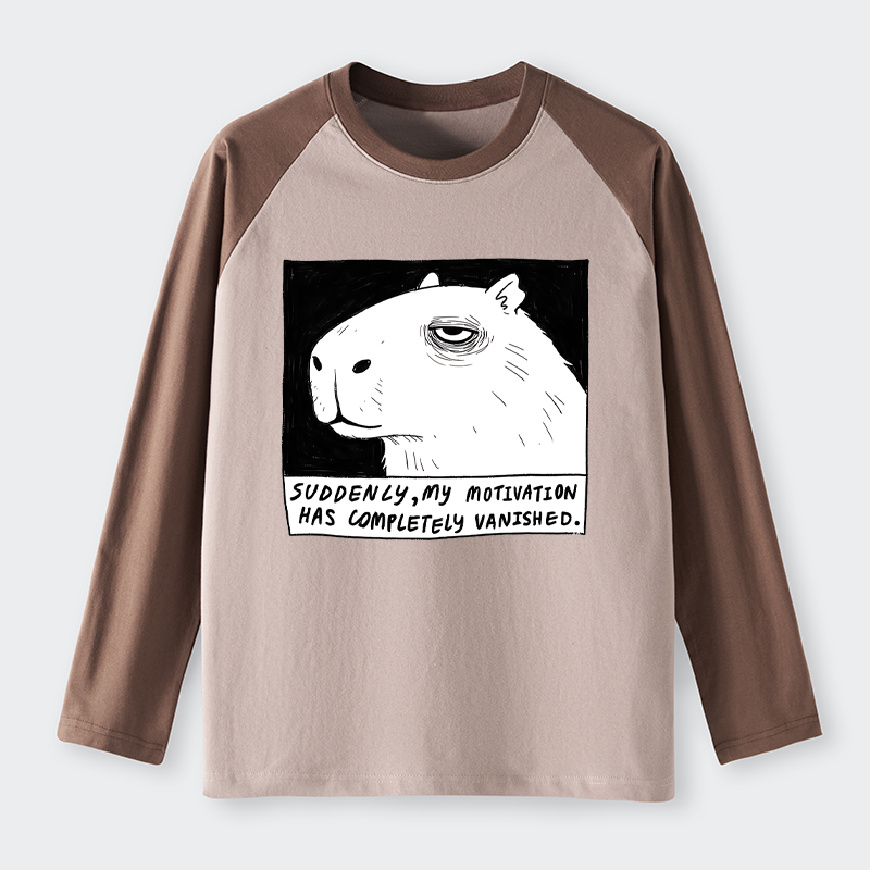 Tokyo-Tiger Power Has Completely Disappeared Raglan Long Sleeve T-shirt