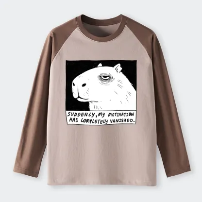 Tokyo-Tiger Power Has Completely Disappeared Raglan Long Sleeve T-shirt