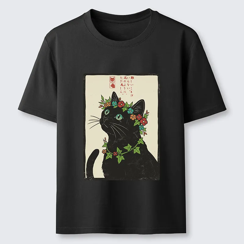 Tokyo-Tiger The Flower-Crowned Cat Classic T-Shirt