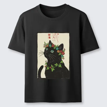 Tokyo-Tiger The Flower-Crowned Cat Classic T-Shirt