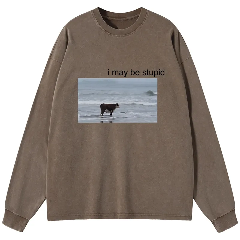 Tokyo-Tiger Foolish Cow Washed Long Sleeve T-Shirt