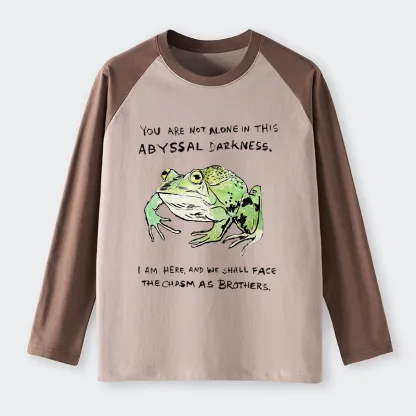 Tokyo-Tiger Support Your Frog Friends Raglan Long Sleeve T-shirt