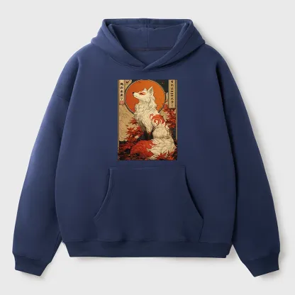 Tokyo-Tiger The Fox of Fates: A Tale of Nine Tails Aldult Fleece Hoodie