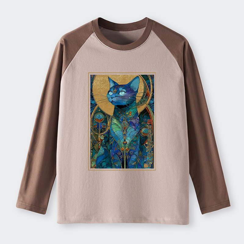 Tokyo-Tiger The Cat’s Plan To Rule Them All Raglan Long Sleeve T-shirt