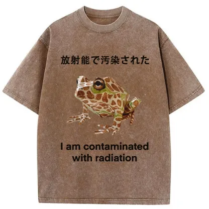 Tokyo-Tiger Frog Contaminated By Radiation Washed T-Shirt