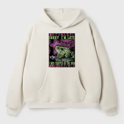 Tokyo-Tiger Frogs Trapped In The Void Aldult Fleece Hoodie