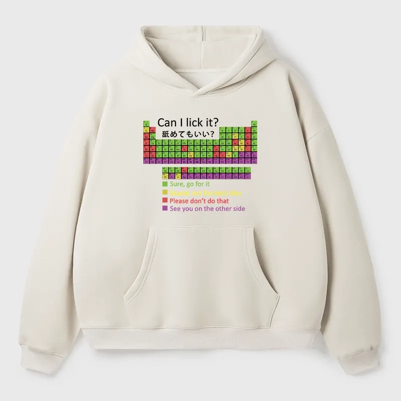 Tokyo-Tiger Can I Lick It Aldult Fleece Hoodie