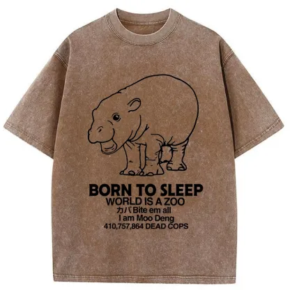 Tokyo-Tiger Born To Sleep Washed T-Shirt