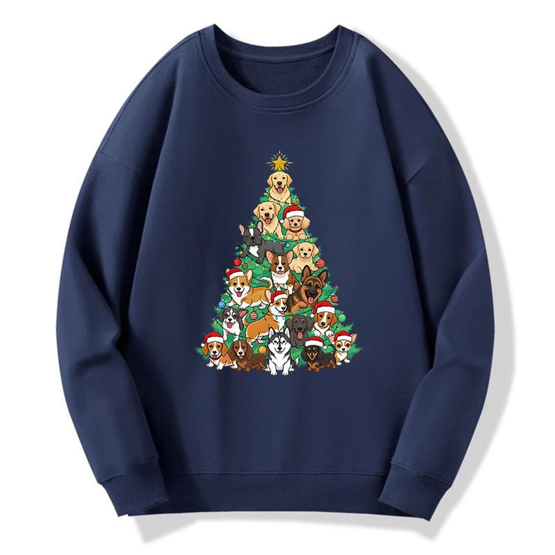 Tokyo-Tiger Christmas Tree Dog Funny Classic Sweatshirt
