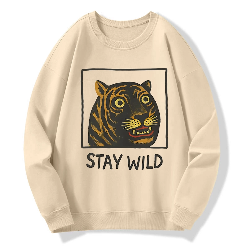 Tokyo-Tiger Silly And Cute Tiger Classic Sweatshirt