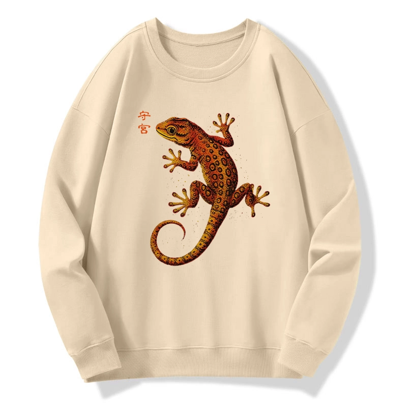 Tokyo-Tiger Retro Gecko Funny Classic Sweatshirt