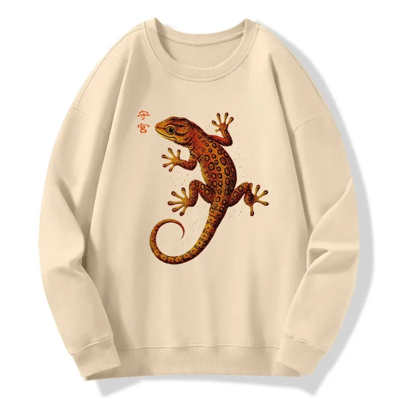Tokyo-Tiger Retro Gecko Funny Classic Sweatshirt