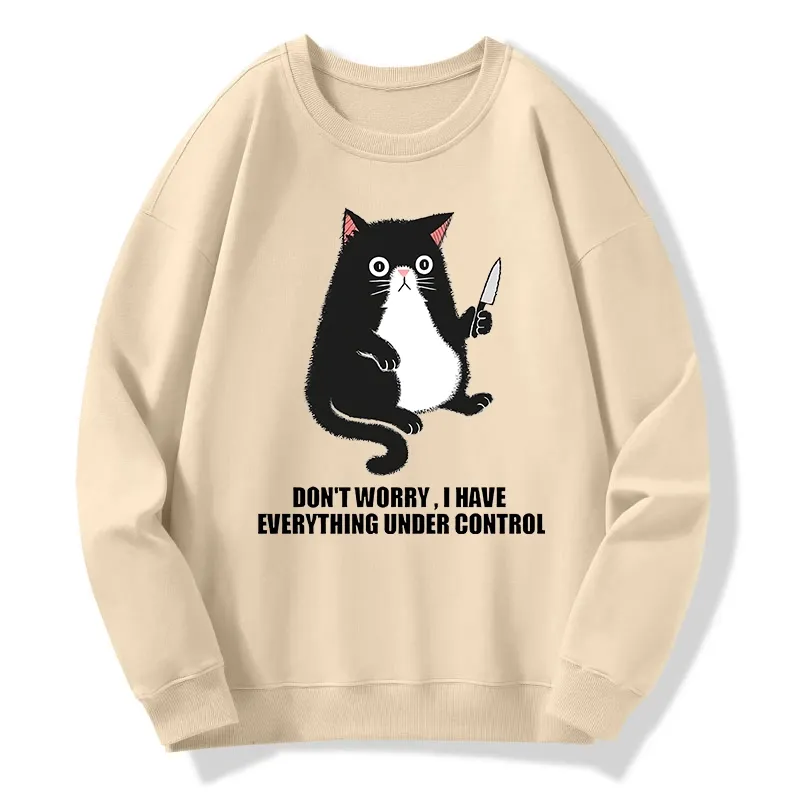 Tokyo-Tiger Cat Said Don't Worry Classic Sweatshirt