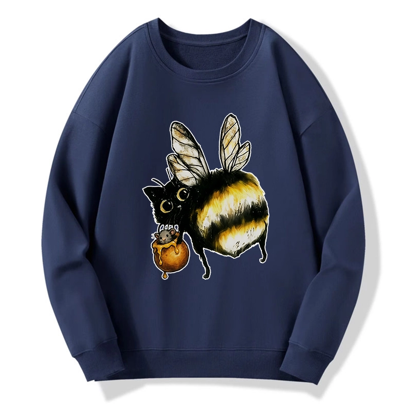 Tokyo-Tiger Cute Catbee Butt Classic Sweatshirt