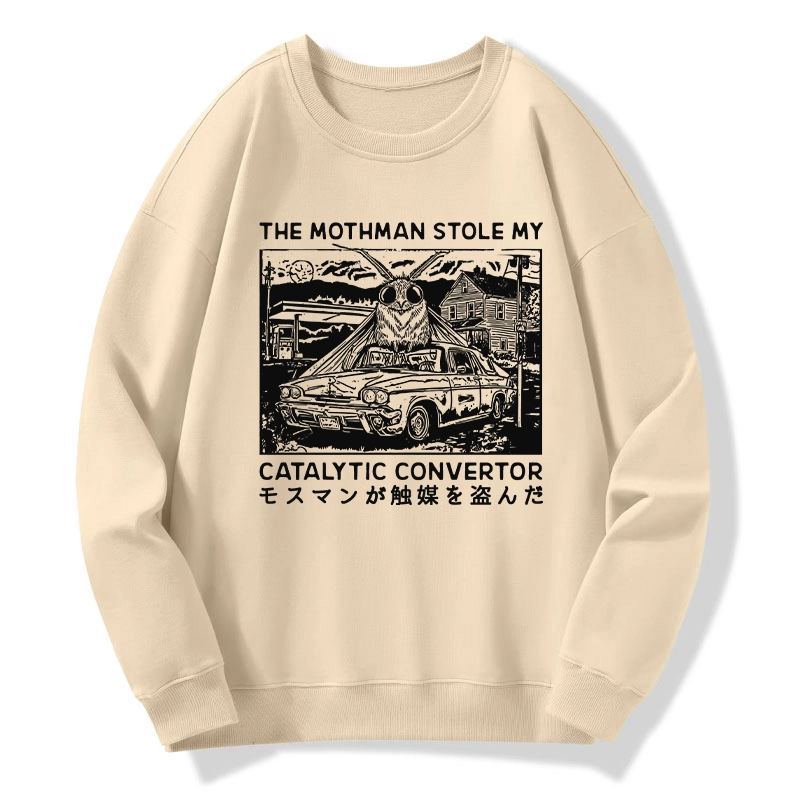 Tokyo-Tiger The Night Mothman Stole My Converter Classic Sweatshirt