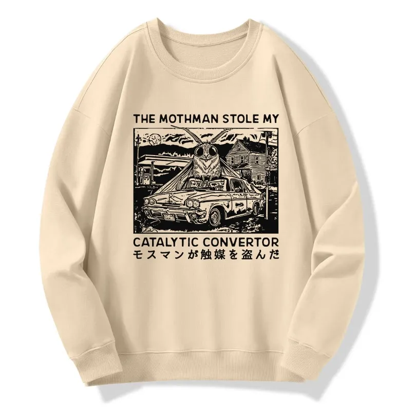 Tokyo-Tiger The Night Mothman Stole My Converter Classic Sweatshirt