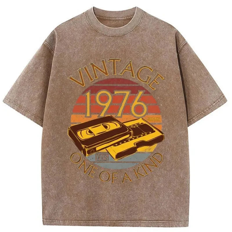 Tokyo-Tiger 70s Vintage VHS 1976 Japan Washed T-Shirt-tokyo-tiger