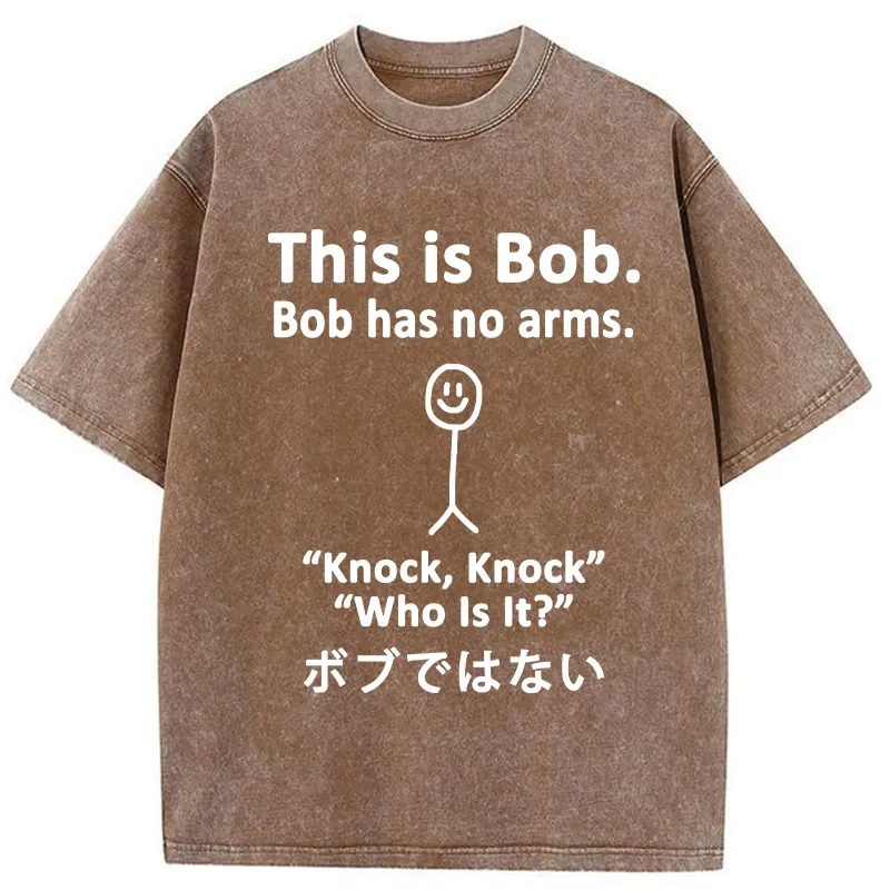 Tokyo-Tiger Who Is Knocking Washed T-Shirt
