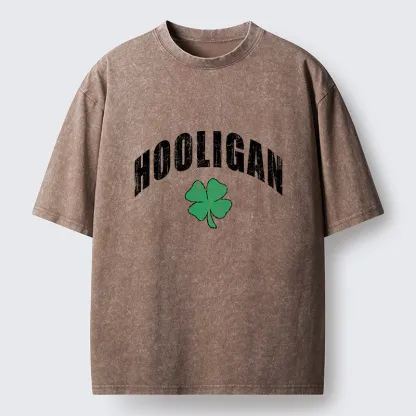 Tokyo-Tiger Lucky Troublemaker Washed T-Shirt