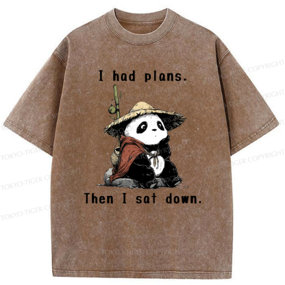 Tokyo-Tiger The Maybe Later Panda Washed T-Shirt