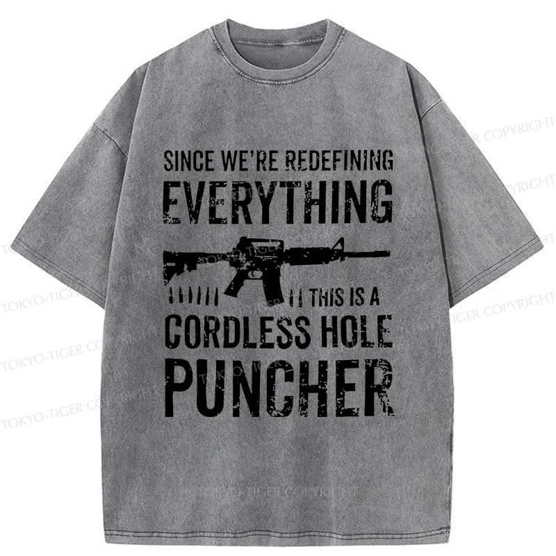 Tokyo-Tiger Redefine Item Funny Washed T-Shirt