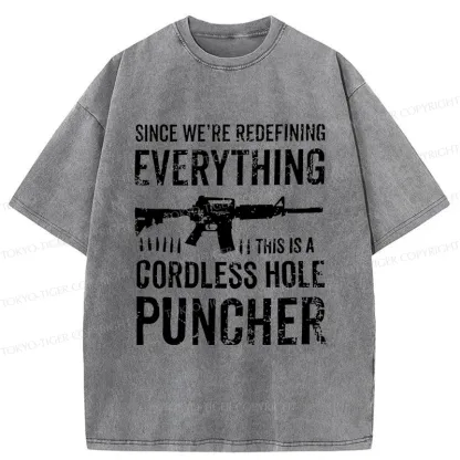 Tokyo-Tiger Redefine Item Funny Washed T-Shirt