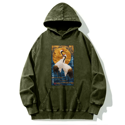 Tokyo-Tiger Fall Seven, Rise Eight - Haste Makes Waste Washed Hoodie