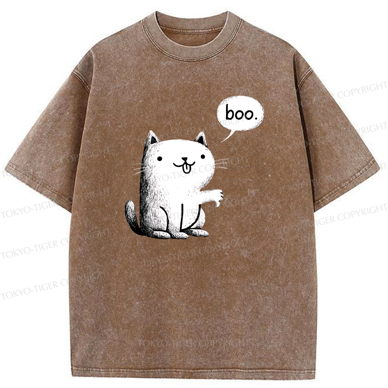 Tokyo-Tiger The Judgment Cat Washed T-Shirt