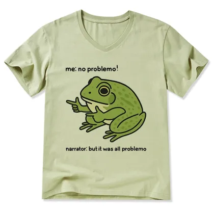 Tokyo-Tiger Stupid Frog Meme V-Neck Classic T-Shirt