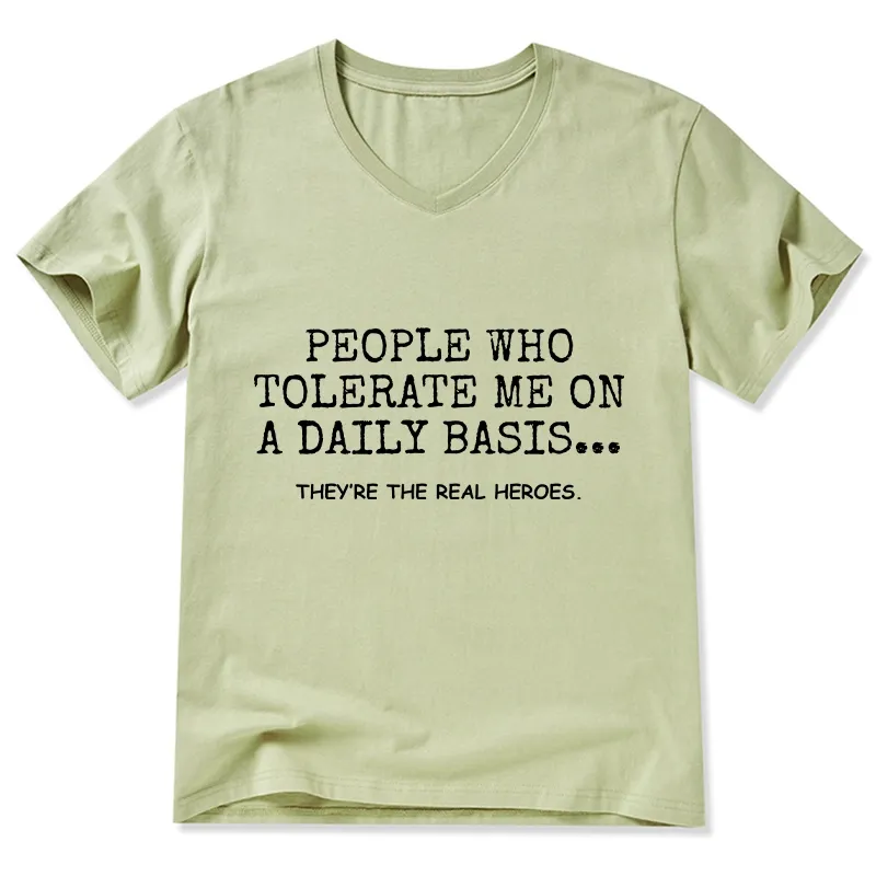 Tokyo-Tiger Anyone Who Puts Up With Me Is A Hero Classic T-Shirt