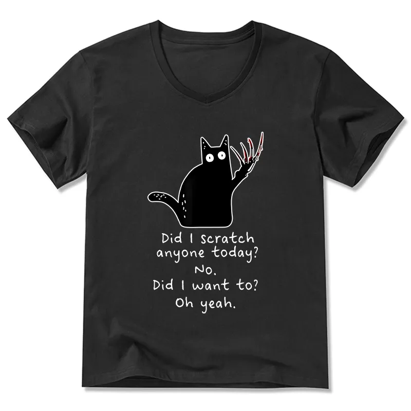 Tokyo-Tiger Cats With Sharp Claws V-Neck Classic T-Shirt