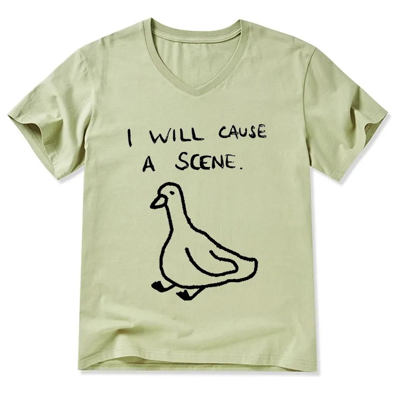 Tokyo-Tiger Stupid Goose Funny Japan Retro V-Neck Classic T-Shirt