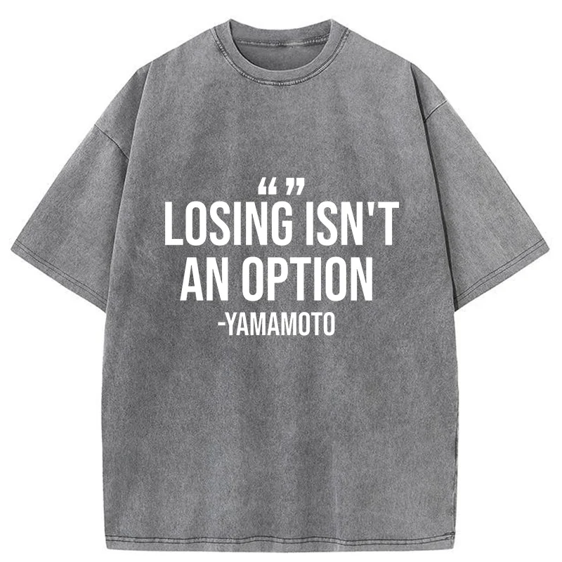 Tokyo-Tiger Baseball Quotes Washed T-Shirt