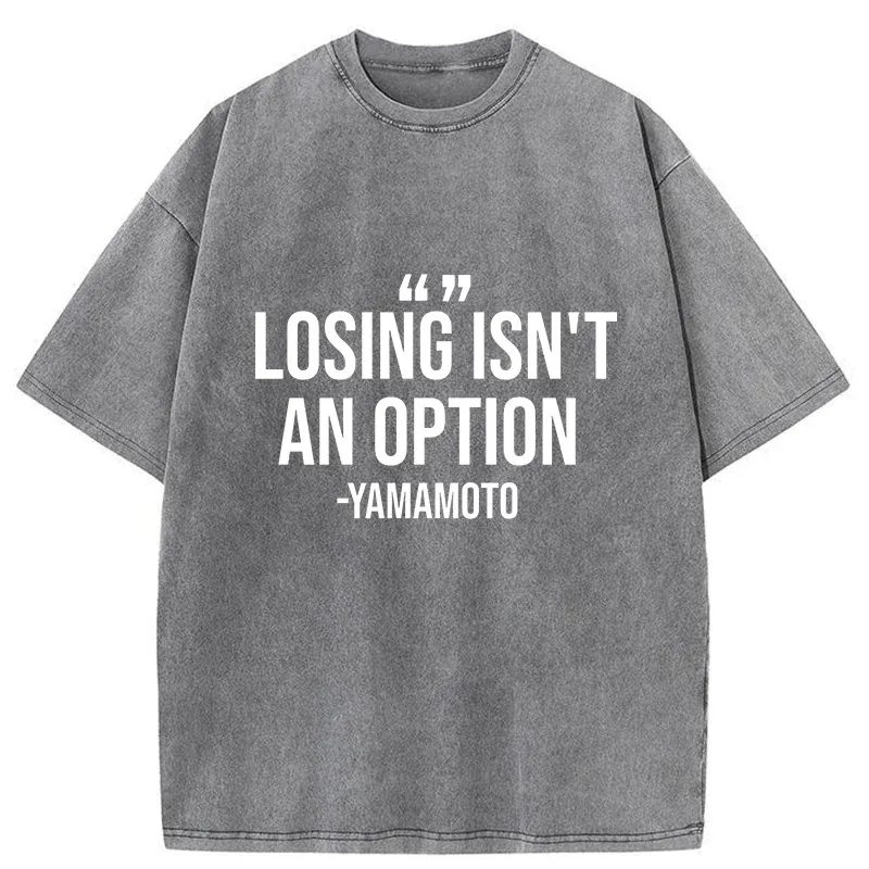 Tokyo-Tiger Baseball Quotes Washed T-Shirt