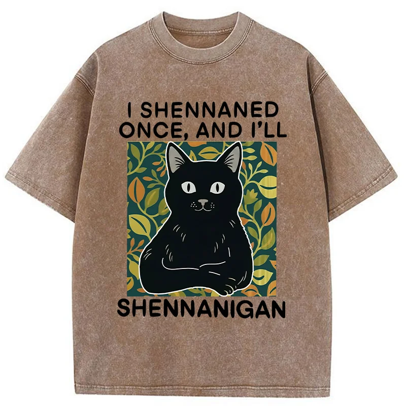 Tokyo-Tiger The Lying Cat Washed T-Shirt