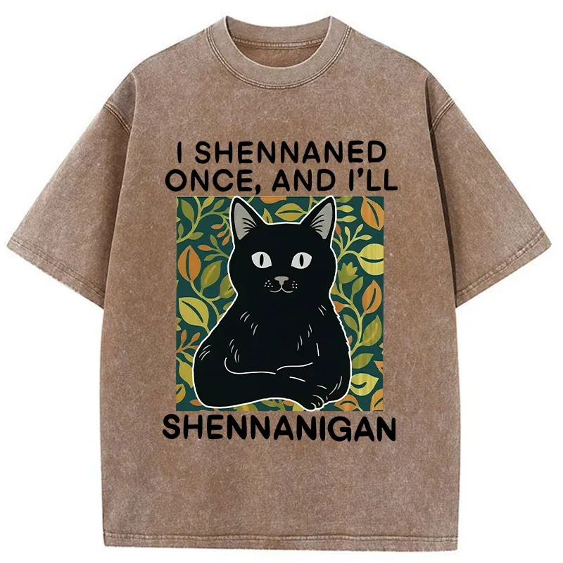 Tokyo-Tiger The Lying Cat Washed T-Shirt Sale